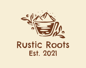 Rustic Mountain Coffeehouse  logo design