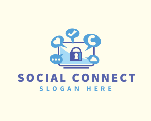 Communication Social Media logo