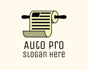 Document Scroll Paper  Logo