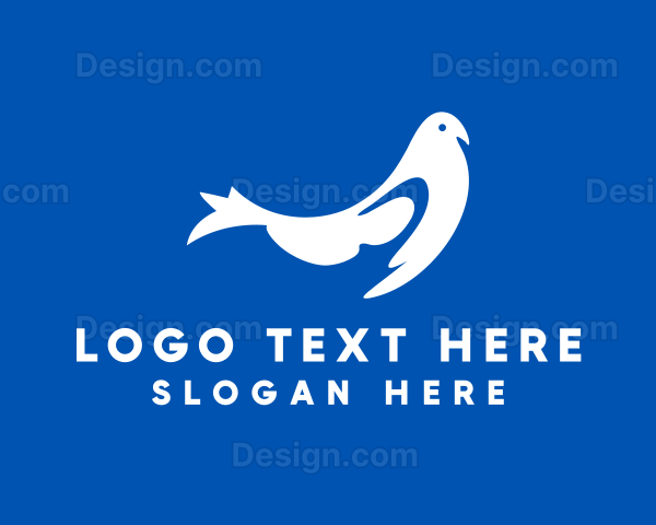 Avian Pigeon Bird Logo