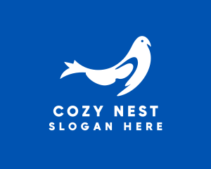 Avian Pigeon Bird logo design