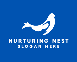 Avian Pigeon Bird logo design