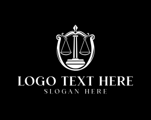 Lawyer Justice Scale Court logo