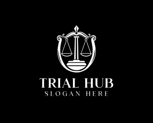 Lawyer Justice Scale Court logo
