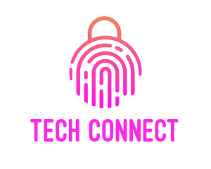 Fingerprint Biometric Lock Logo