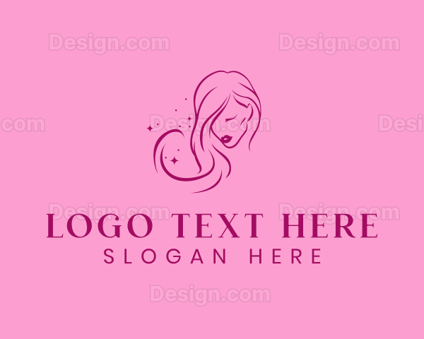 Hair Salon Lady Logo