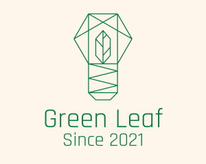 Geometric Leaf Garden logo