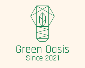 Geometric Leaf Garden logo