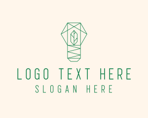 Geometric Leaf Garden logo