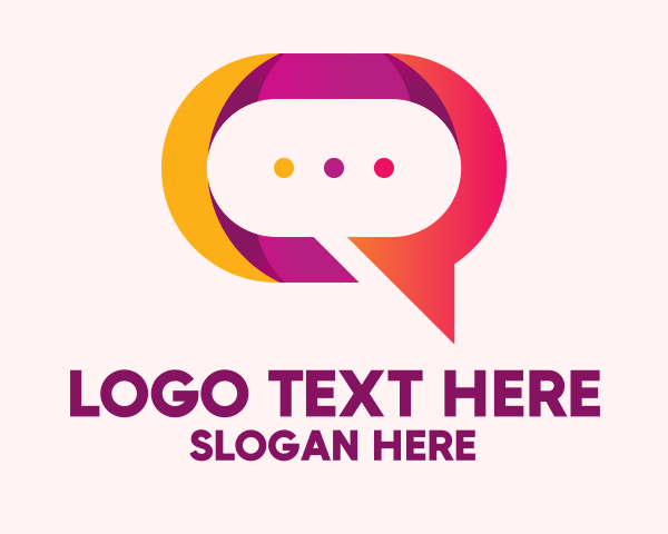 Chat Box logo example 4
