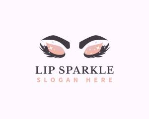 Beauty Sparkling Eyelash  logo design