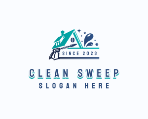 Cleaning Power Washer logo design