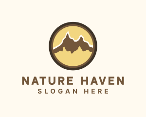 Nature Park Mountain  logo design