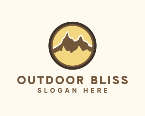 Nature Park Mountain  logo design