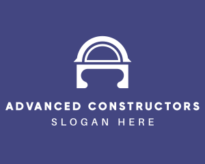 Architectural Structure Letter A logo design