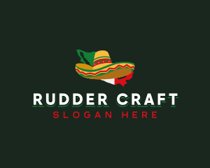 Mexican Traditional Sombrero logo design