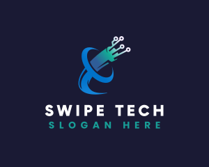 Tech Cable Wire logo design