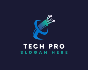 Tech Cable Wire logo design