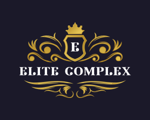 Luxury Crown Shield logo design