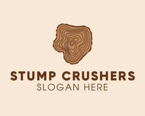 Tree Stump Arborist logo design