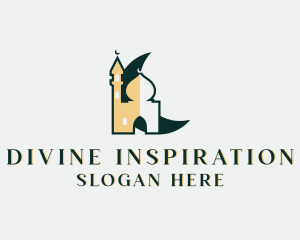 Mosque Islam Structure logo