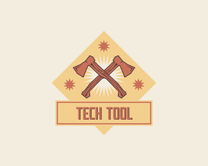 Woodworking Ax Tool logo