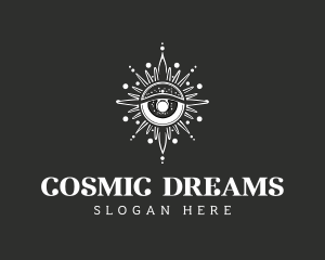 Astrology Cosmic Eye logo design