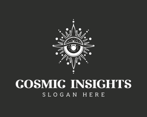 Astrology Cosmic Eye logo design