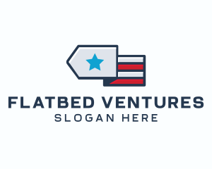 Star Stripes Military logo design