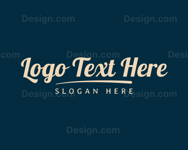 Fashion Retro Business Logo