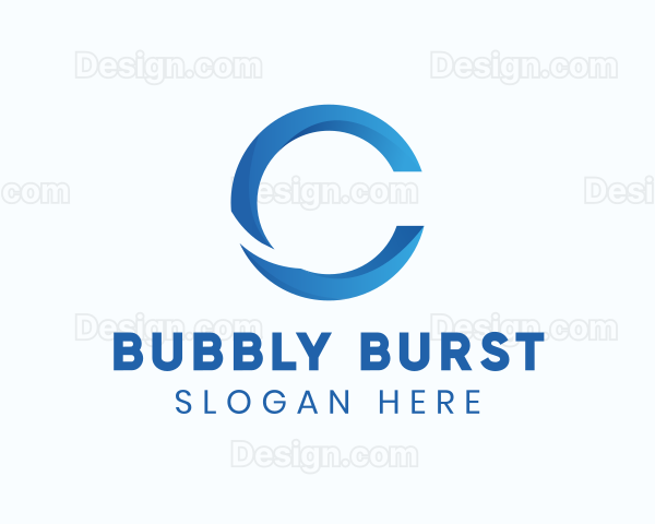 Gradient Business Letter C Logo