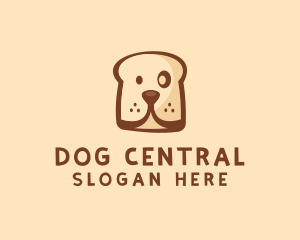 Dog Bread Toast  logo design