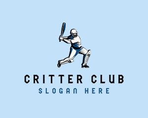 Cricket Sports League logo design