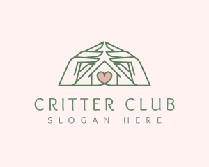 Charity Hand Shelter logo design