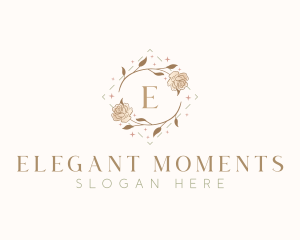 Floral Elegant Event logo design