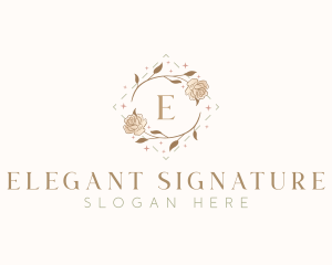 Floral Elegant Event logo design