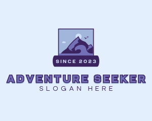 Sea Mountain Adventure logo design