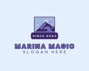 Sea Mountain Adventure logo design