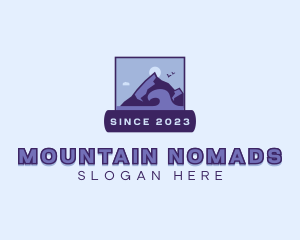 Sea Mountain Adventure logo design