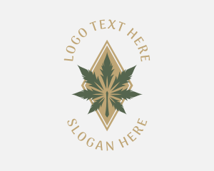 Deluxe Marijuana Leaf logo
