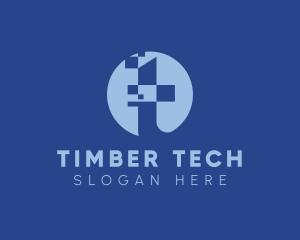 Tech Data Letter T logo design