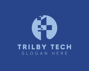 Tech Data Letter T logo design