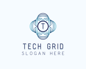 Tech Circuit Programmer logo design