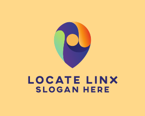 Creative Location Pin logo