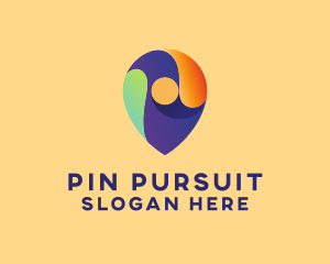 Creative Location Pin logo
