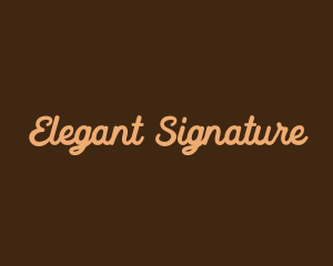 Generic Cursive Brand logo design