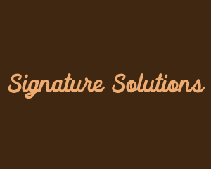 Generic Cursive Brand logo