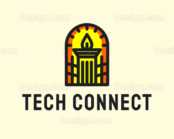 Torch Column Structure Logo