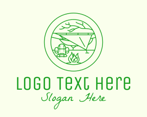 Outdoor Camping Backpack logo