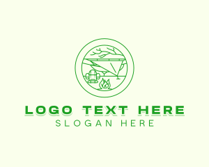 Outdoor Camping Backpack logo